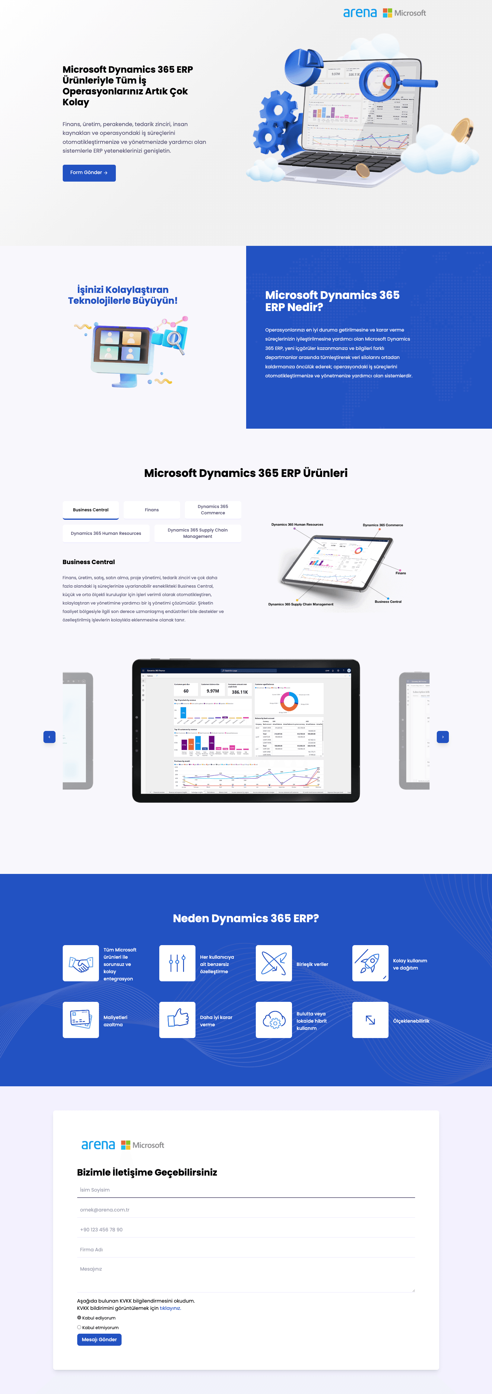 Microsoft Dynamics 365 ERP Landing Page-img-1